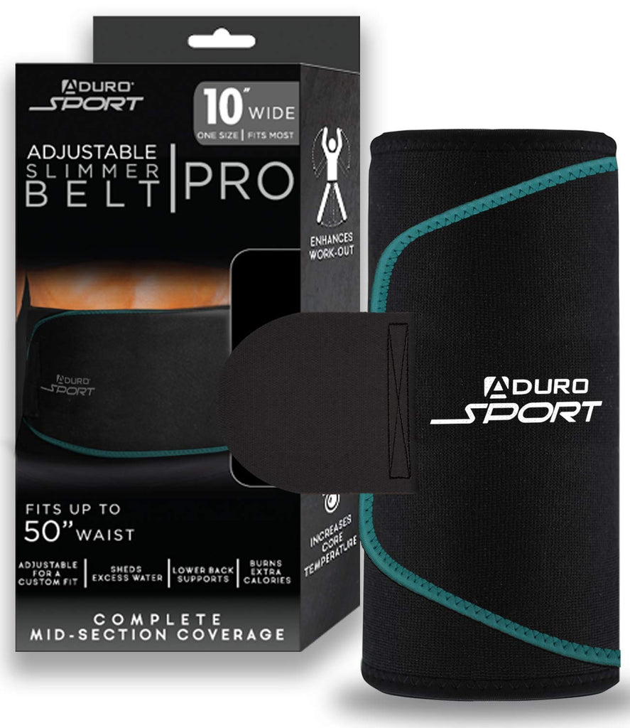 Aduro Sport Sweat Waist Trimmer Belt Premium Sweat Waist Trainer Stomach Wraps