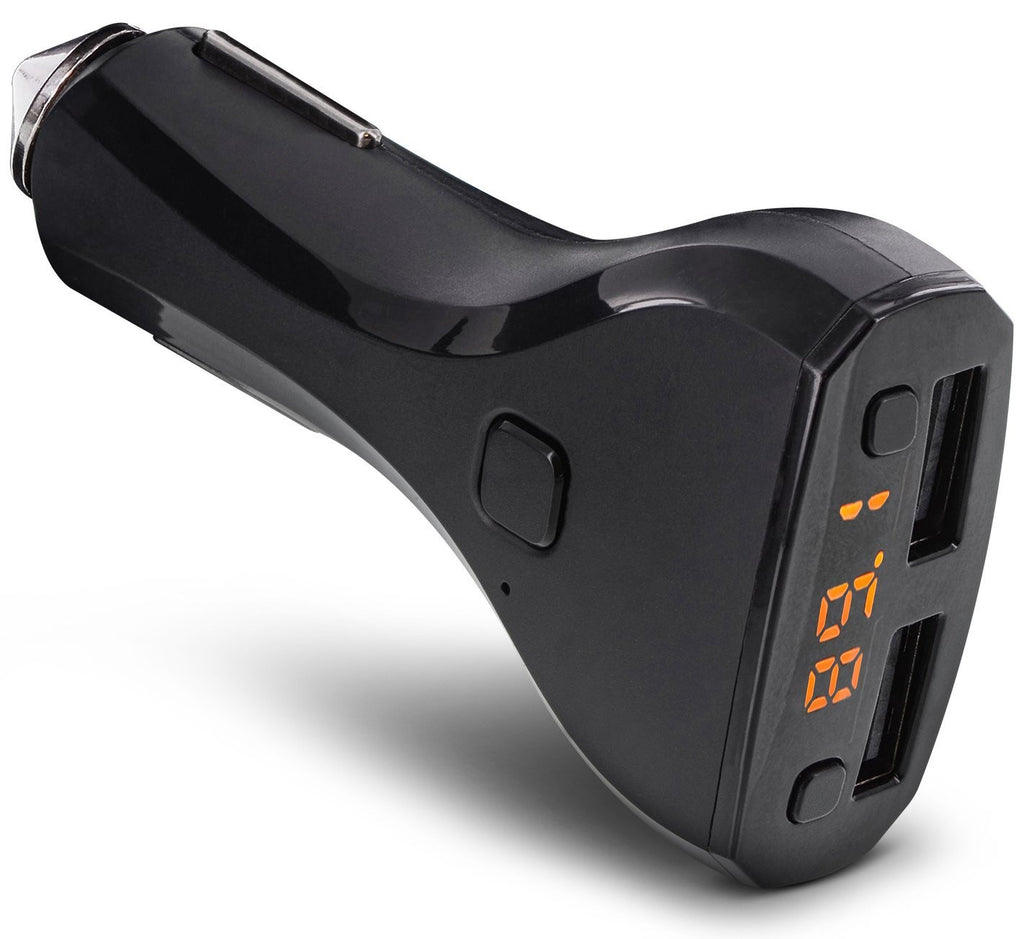 AutoSound 2: FM Transmitter & Dual-USB Car Charger