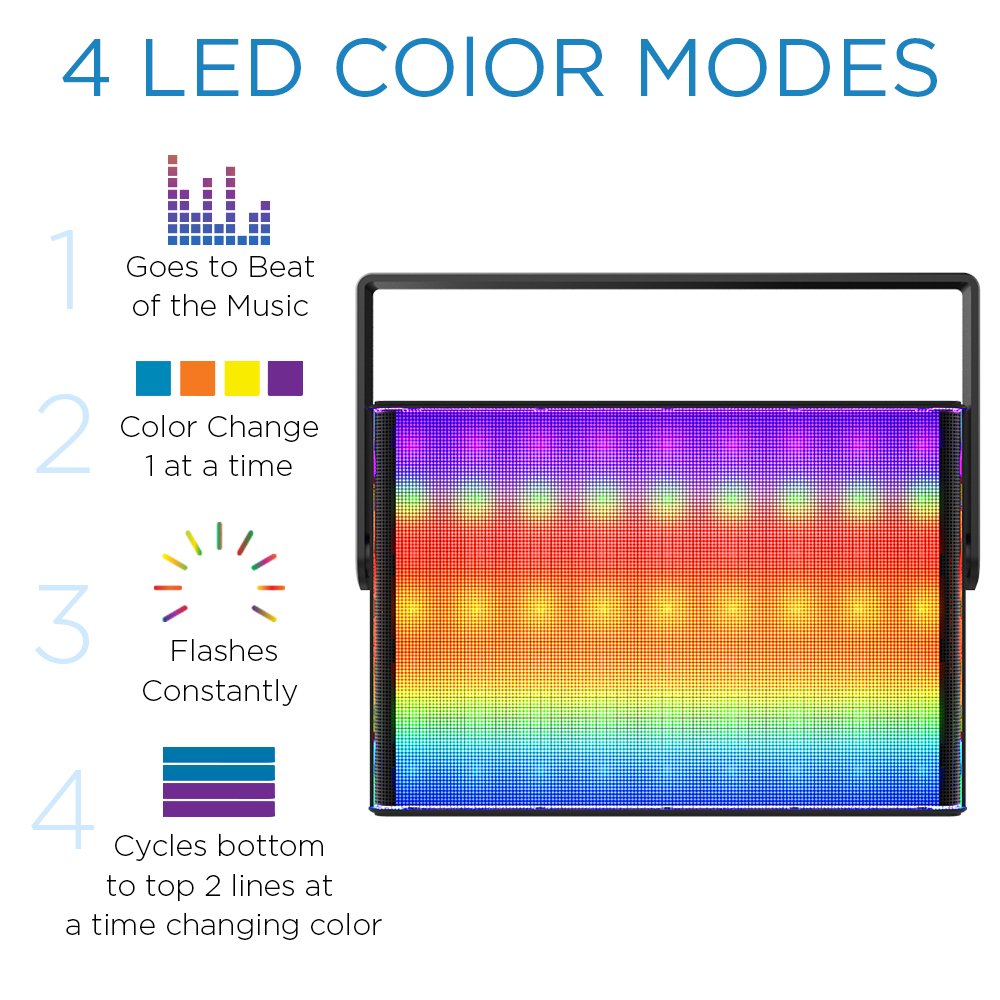 Quadratic LED Square Party Wireless Speaker