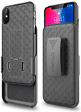 SHELL & HOLSTER COMBO CASE: APPLE IPHONE X/XS