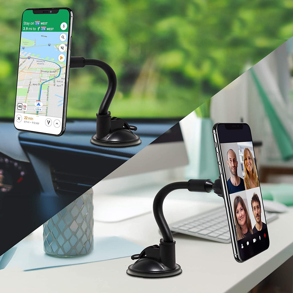 Tech Theory Cup Holder Car Phone Mount & Adjustable Tray – Aduro Products