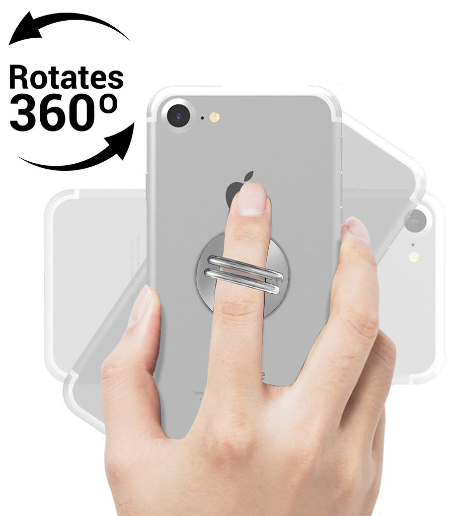 Buy Swap-n-Snap Mobile Phone Ring Holder Metal Finger Selfie Grip -Princess  Design-(Panda Peep, Silver) Online at Best Prices in India - JioMart.
