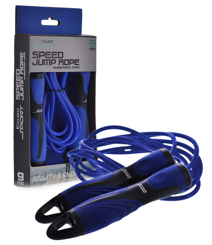 Aduro Sport 9 Ft Speed Jump Rope with Rubberized Non-Slip Handles