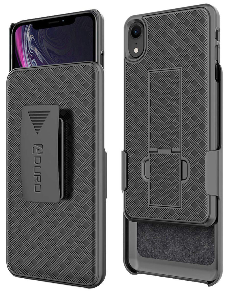 ADURO SHELL & HOLSTER COMBO CASE: iPhone XR Holster Case