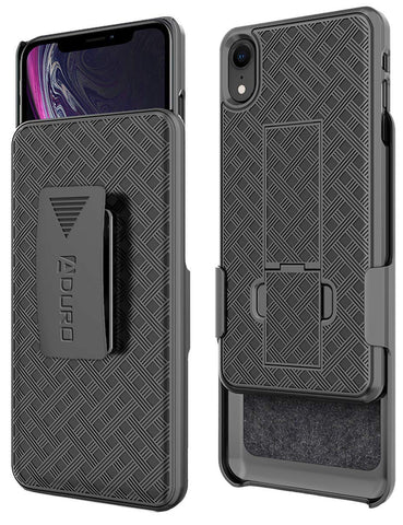 ADURO SHELL & HOLSTER COMBO CASE: iPhone XR Holster Case
