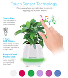 Piano Playing LED Speaker Flower Pot