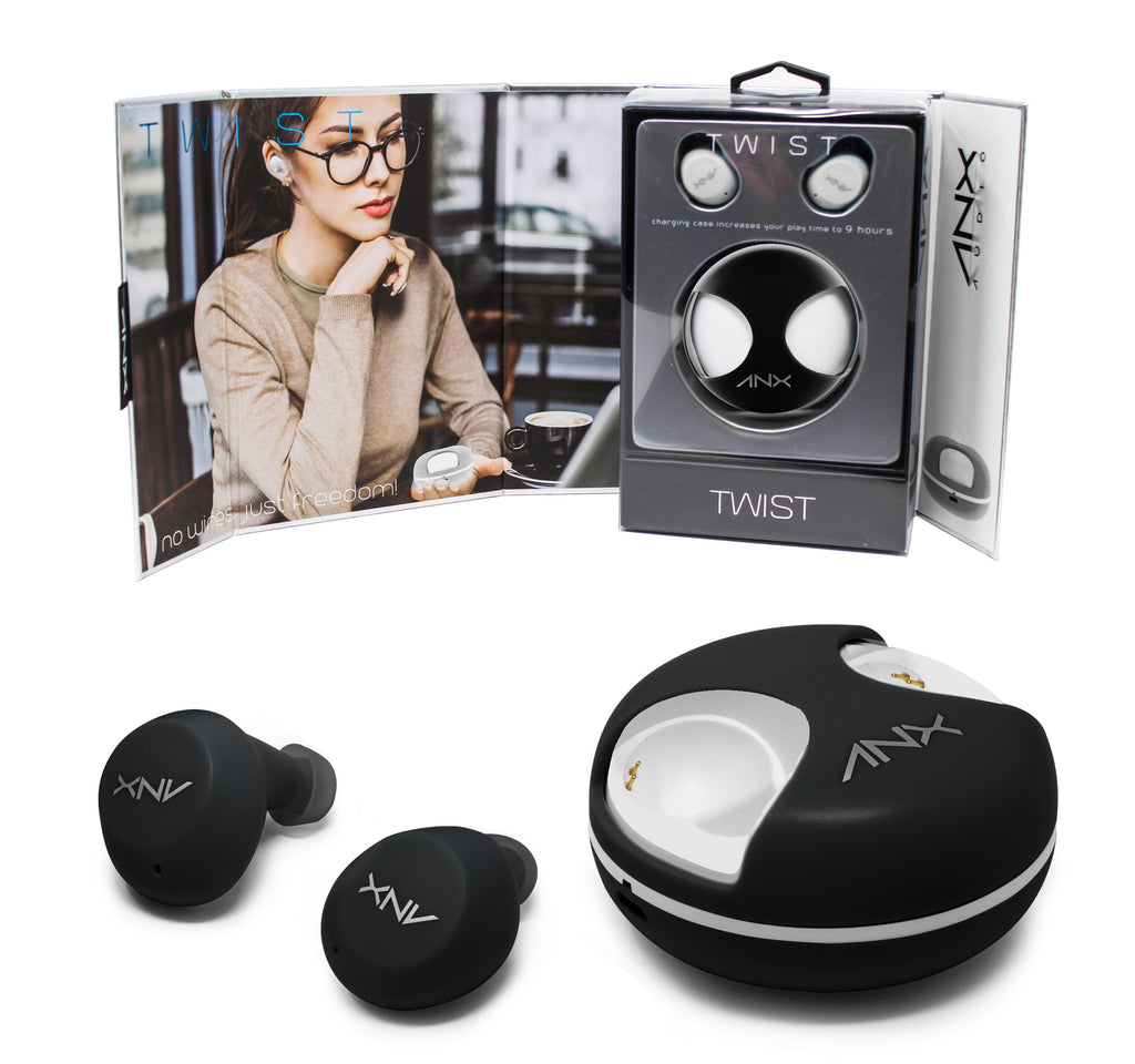 Aduro Twist True Wireless Earbuds w/ Charging Case