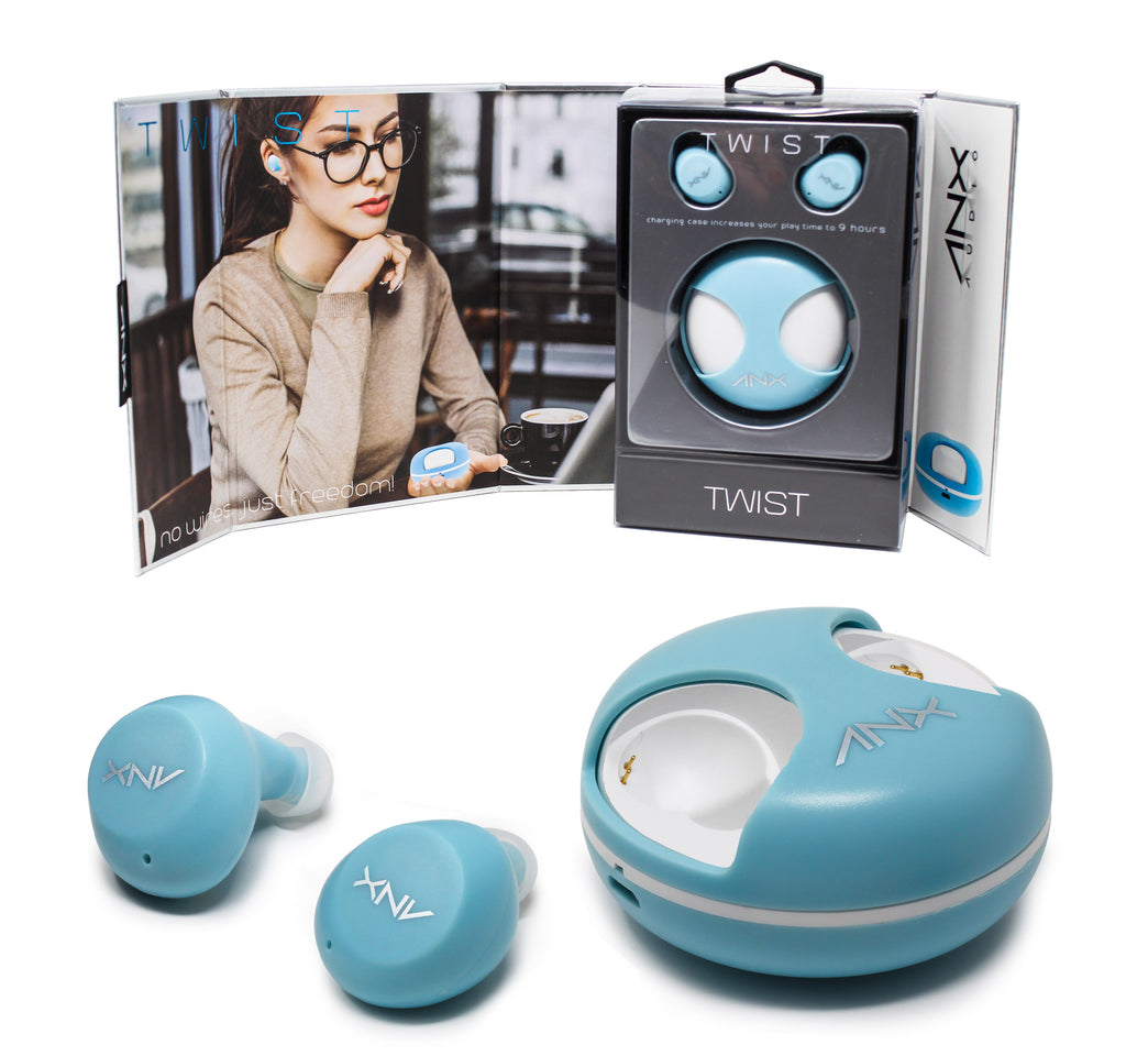 ANX Twist True Wireless Earbuds w/ Charging Case