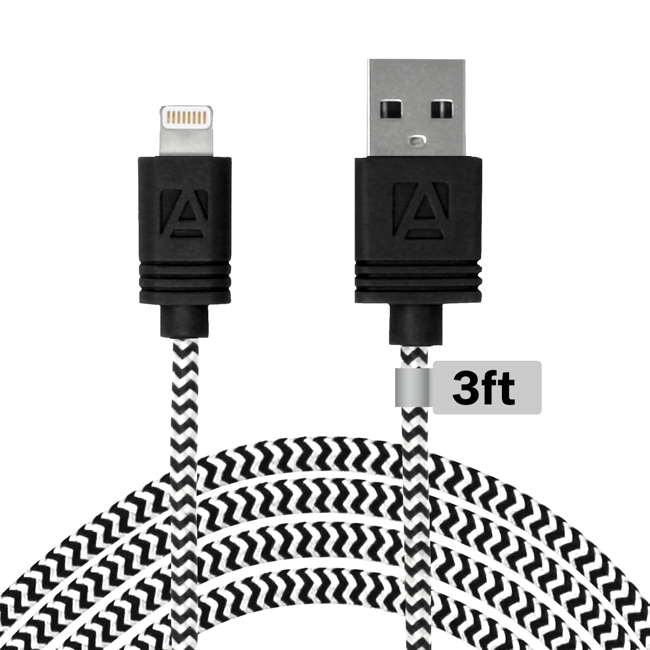 Aduro 3 Ft MFI Lightning Fiber Cloth Charge & Sync Cable – Aduro Products
