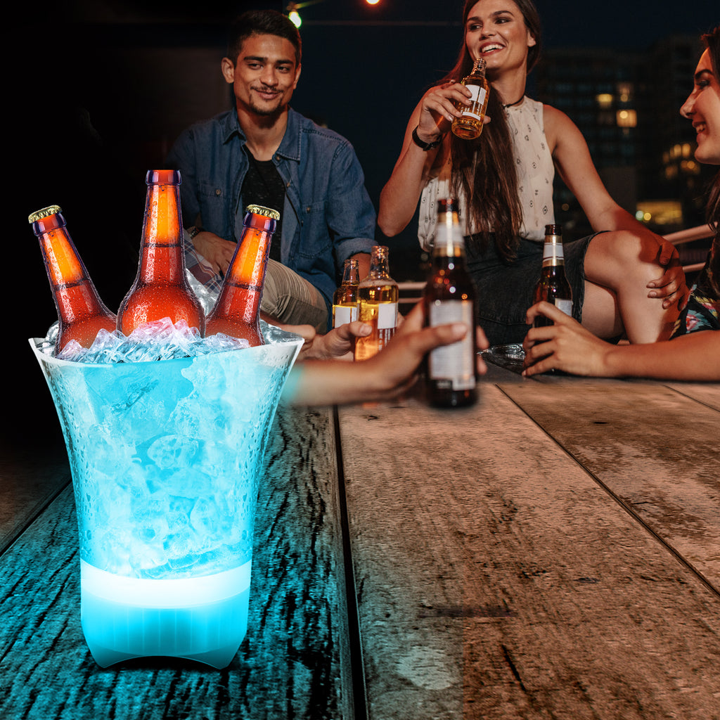 Aduro Amplify Chill LED Light Show Ice Bucket Speaker