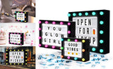 Hearth & Haven Hollywood LED Light-Up Message Lightbox