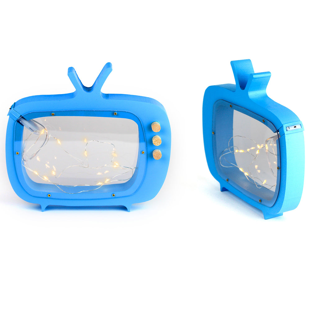 Hearth & Haven Decorative Wooden Table Night Light for Kids