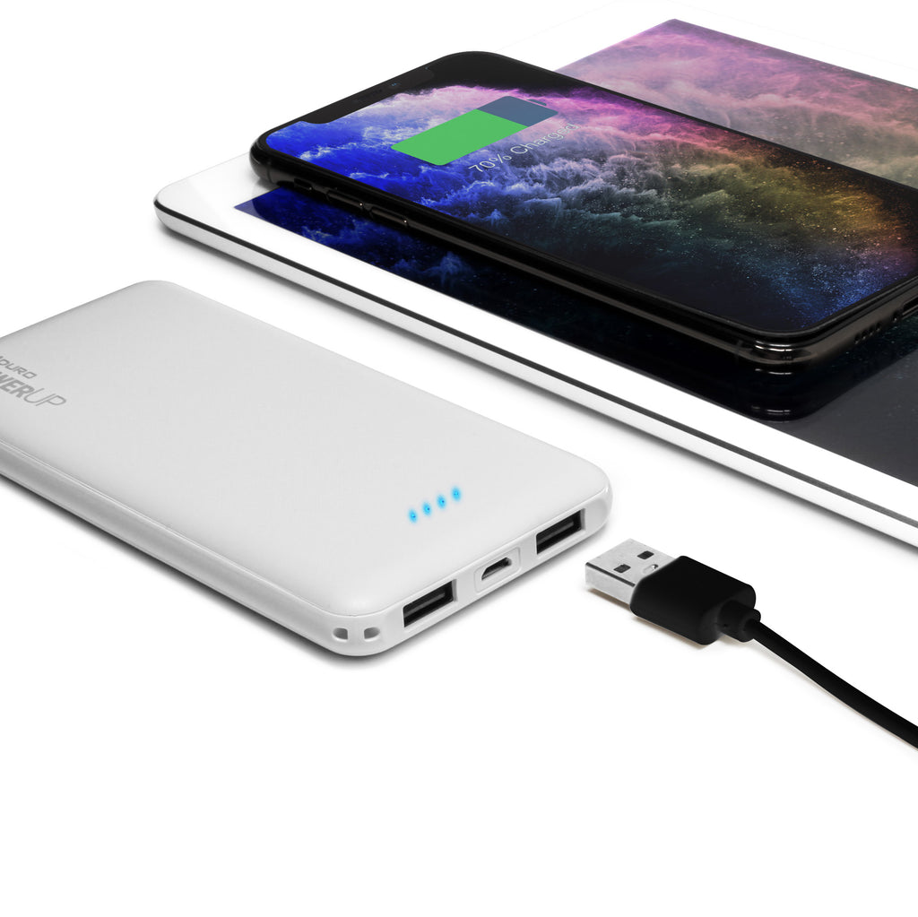 Aduro PowerUp Ultra Slim 10,000mAh Dual USB Portable Backup Battery