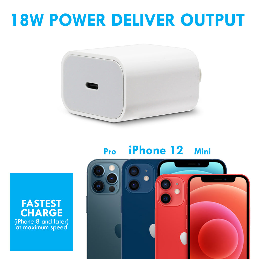 PowerUp PD 18W Type C USB Universal Fast Charger