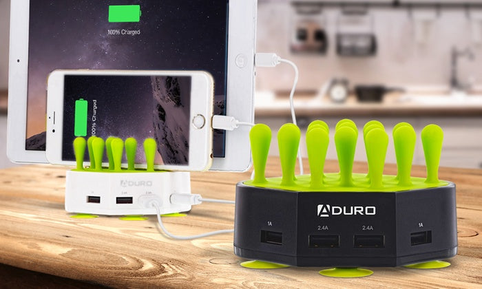 Aduro Grass Hub 4 Port USB Charging Station