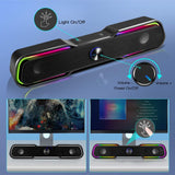 ANX Audio RGB Light Show Wireless Soundbar Speaker