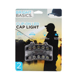 Bright Basics 2 Pack Clip-On LED Hat Lights