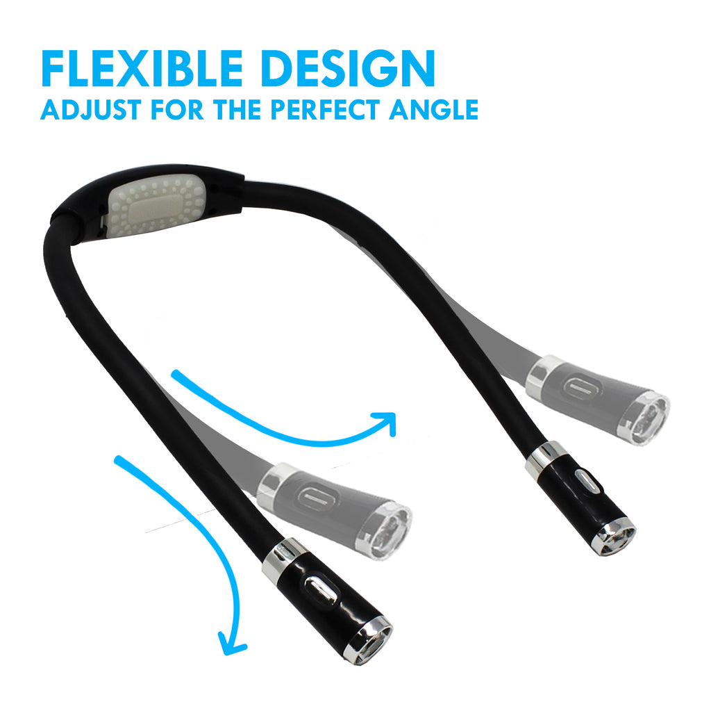 Bright Basics Hands-Free LED Flexible Neck Reading Light – Aduro Products