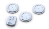 Bright Basics 3 Pack Ultra Thin Wireless LED Puck Lights w/ Remote Control