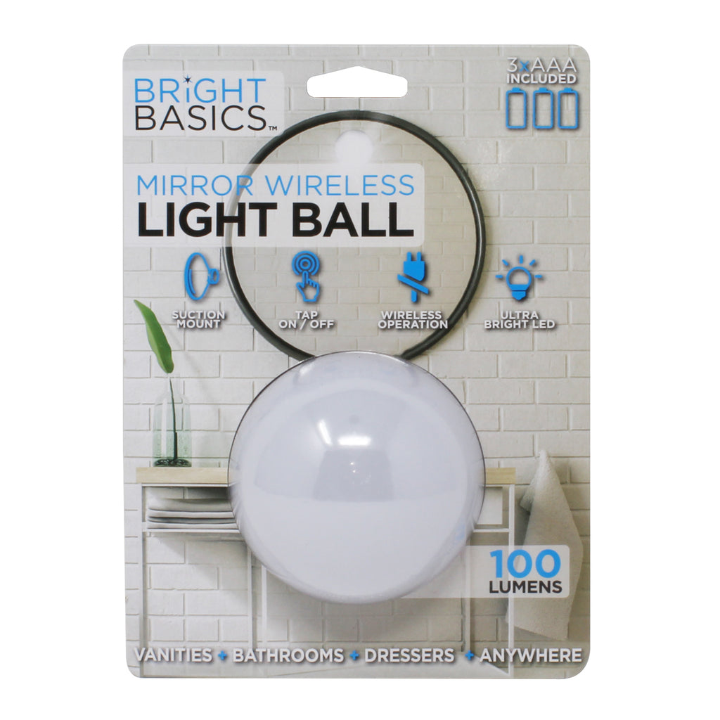 Bright Basics Ultra Bright Portable Wireless Ball Lamp