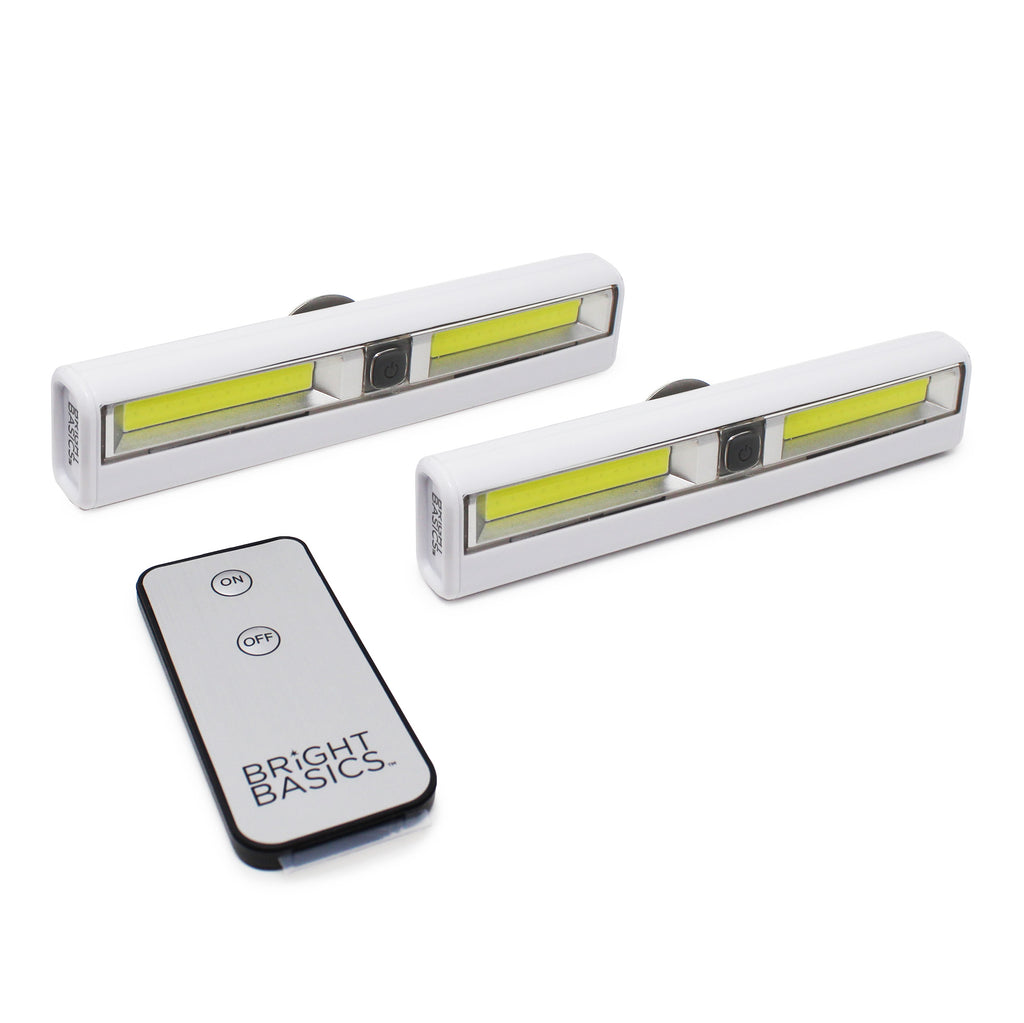 Bright Basics 2 Pack Ultra Bright Wireless Light Bars w/ Remote