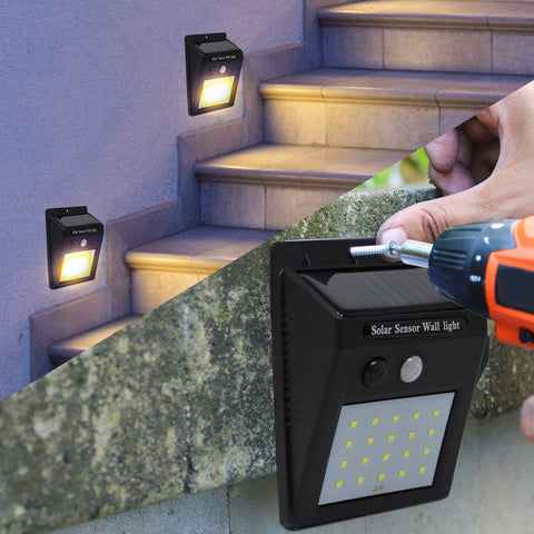 Bright Basics Solar Sensor Outdoor LED Light