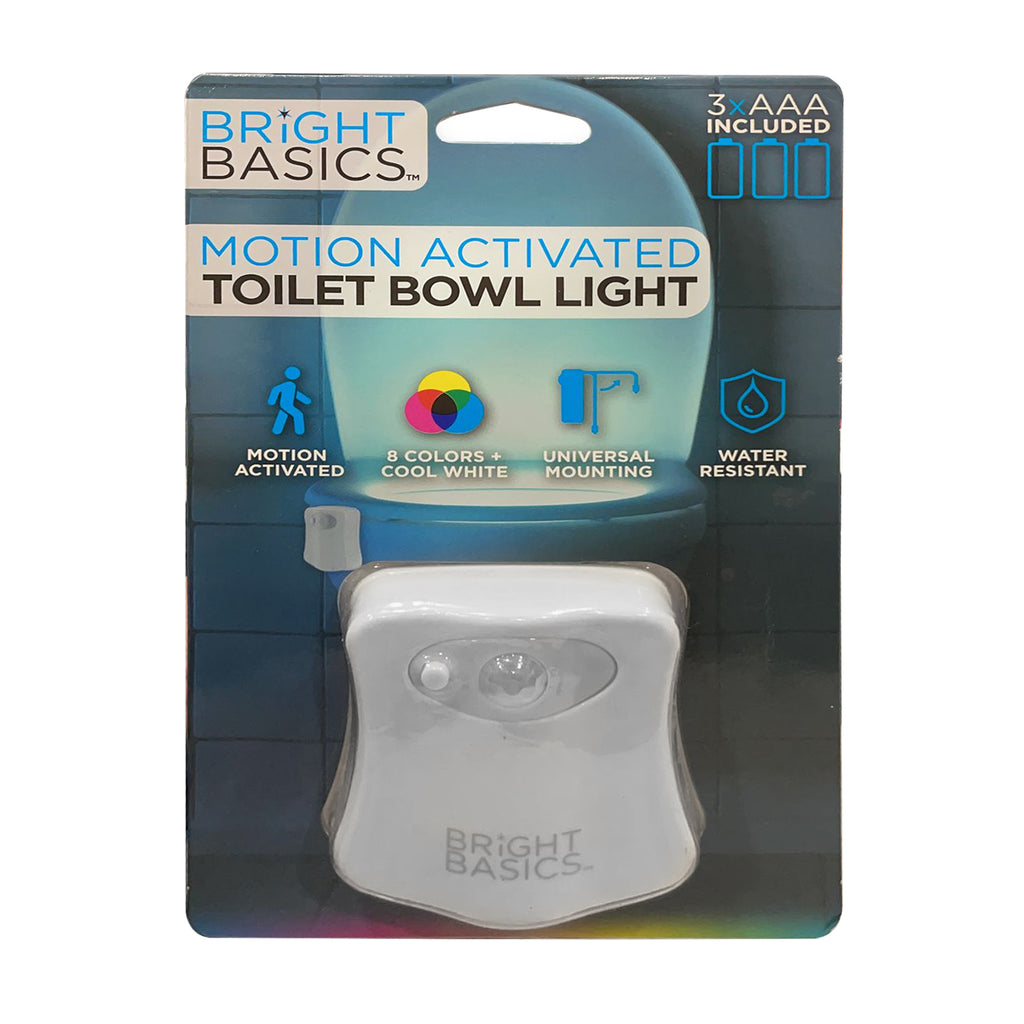 Bright Basics Motion Activated Toilet Bowl Light