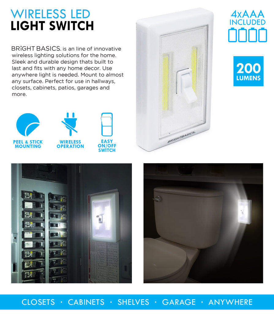 Bright Basics Wireless LED Light Switch – Aduro Products