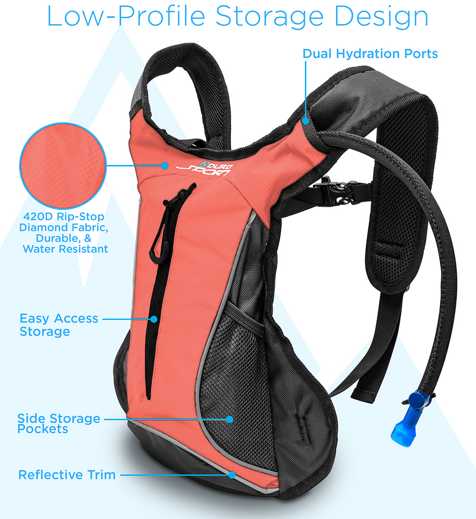 Aduro Sport Hydro-Pro 1.5L/2L/3L Hydration Backpacks