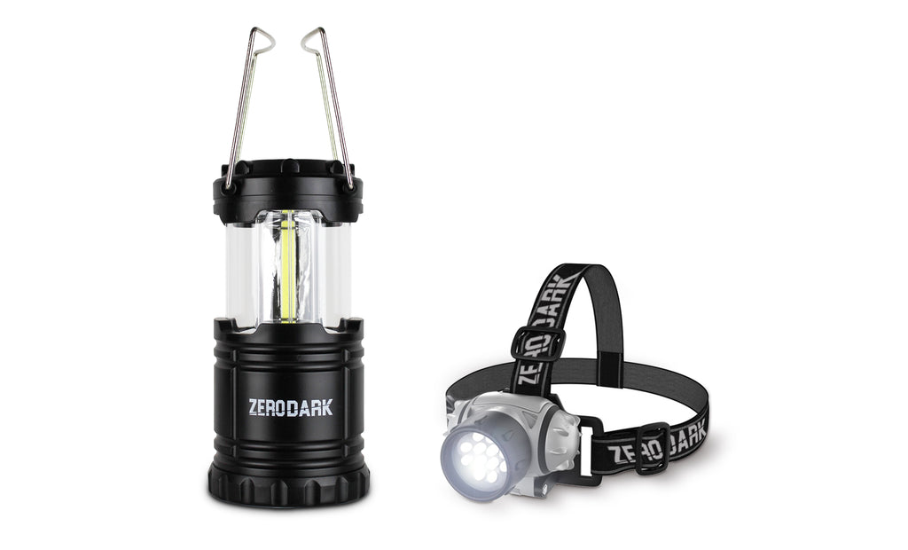 ZeroDark 2 Pc Tactical Set with Lantern & Headlamp