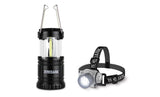 ZeroDark 2 Pc Tactical Set with Lantern & Headlamp