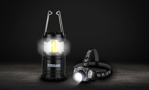ZeroDark 2 Pc Tactical Set with Lantern & Headlamp
