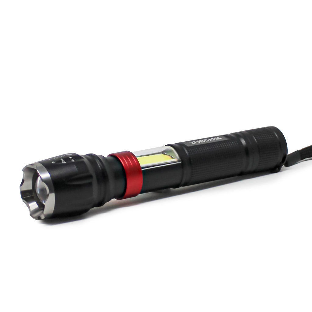 ZeroDark 2 in 1 Tactical Flashlight Lantern with Zoom & Magnetic Base