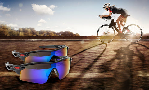 ZeroDark 2 Pack Sport Tactical Polarized Sunglasses Cycling Running Driving Fishing Glasses