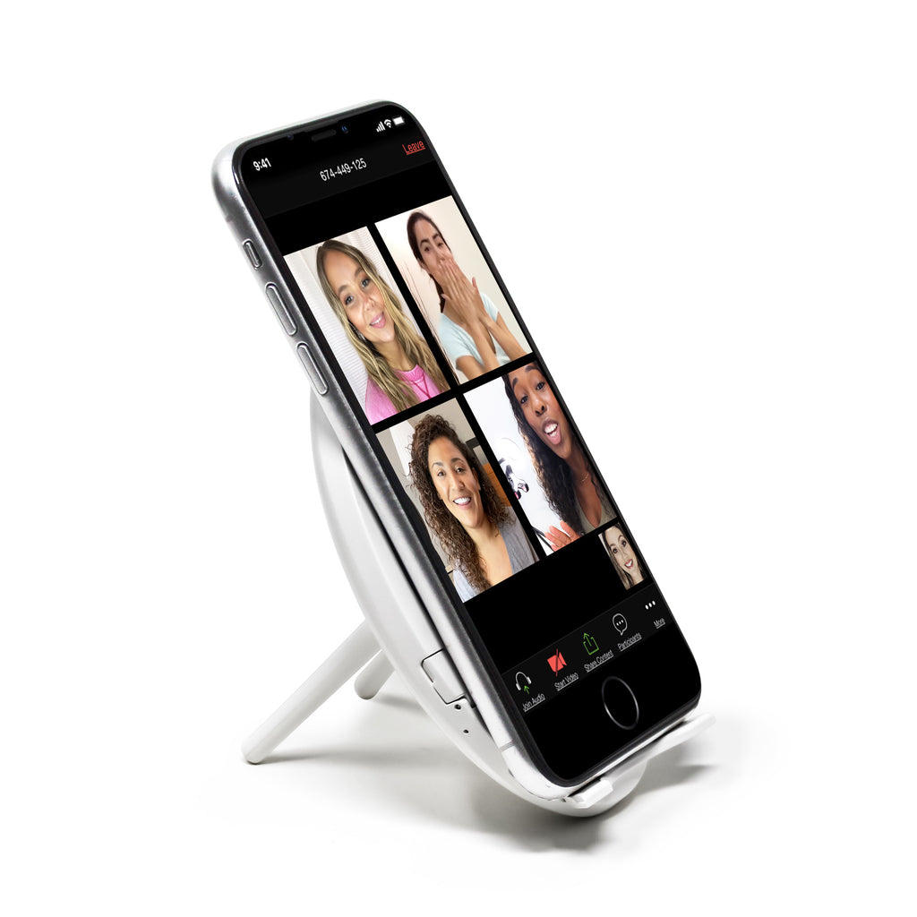 Tech Theory Portable LED Vanity Mirror with Qi Wireless Charging