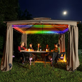 Tech Theory Solar Powered Outdoor LED Strip Lights