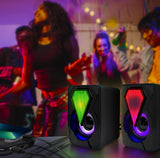 Tech Theory Glow Light-Up Color Changing Computer Speakers