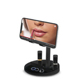 Solid Stand with Mirror for Phones & Tablets Black