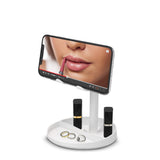 Solid Stand with Mirror for Phones & Tablets White