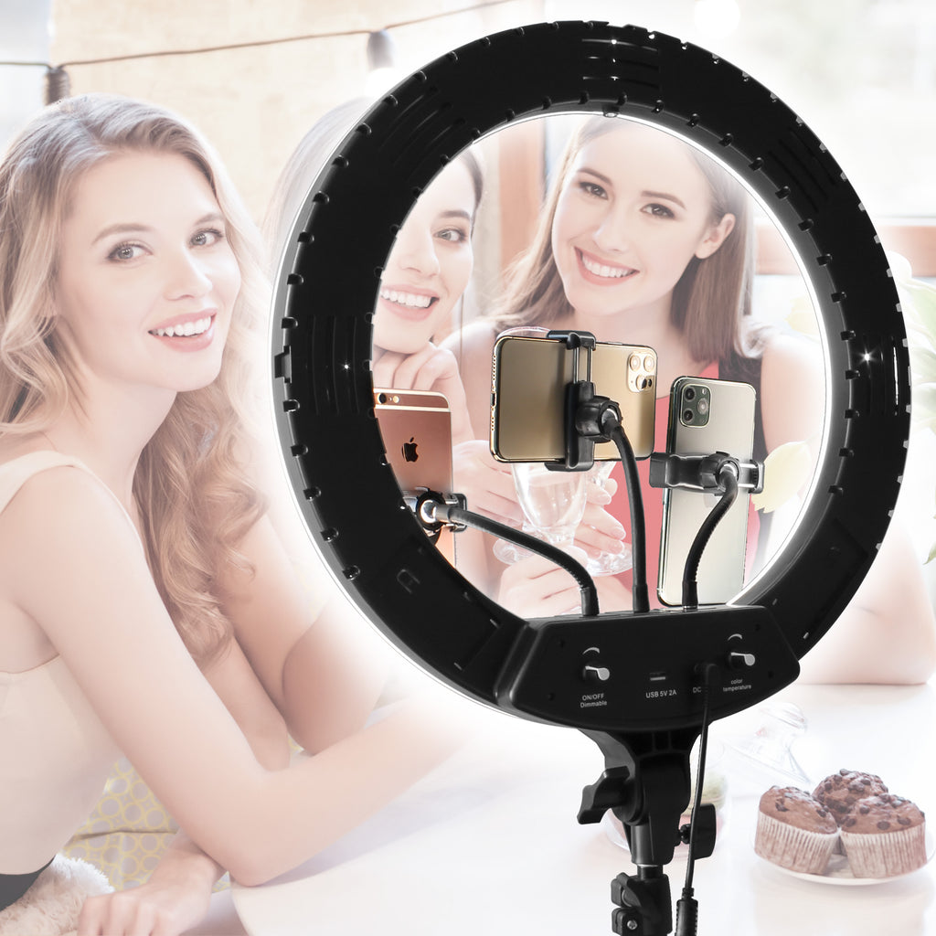 Aduro U-Stream Executive Home Streaming Studio Kit with 18" Ring Light & Tripod