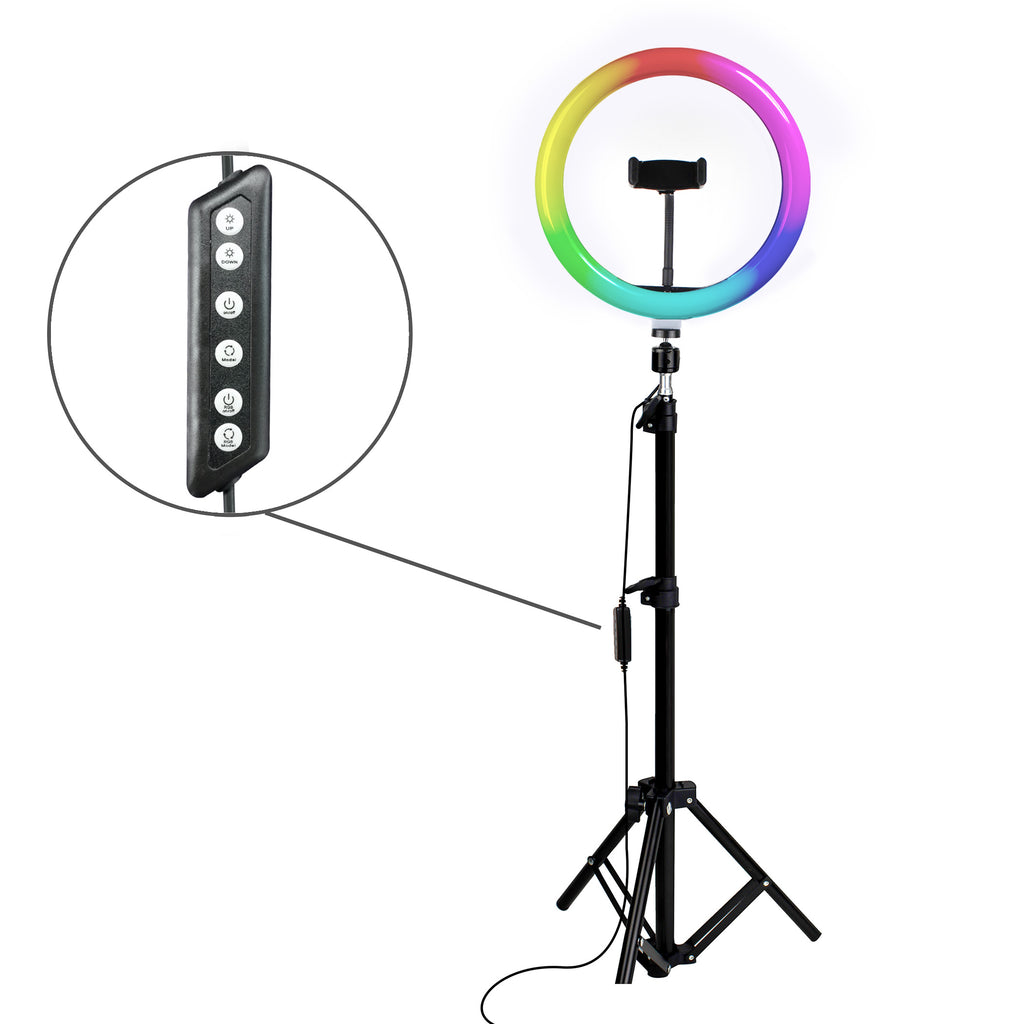 Aduro U-Stream Home Streaming Studio w/ 10" RGB Light & Tripod