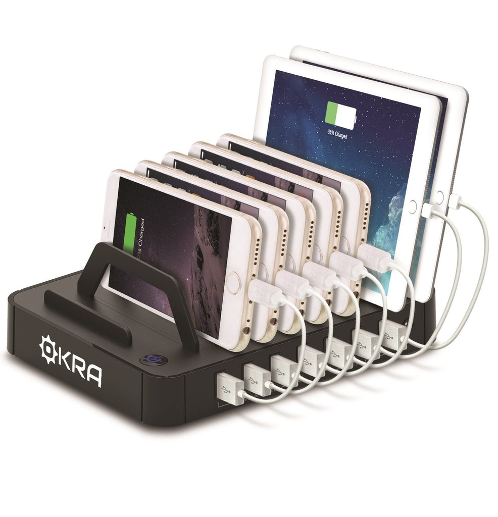 7-Port Hub USB Desktop Universal Charging Station Multi Device Dock for iPhone, iPad, Samsung Galaxy, LG, Tablet PC and all Smartphones and Tablets