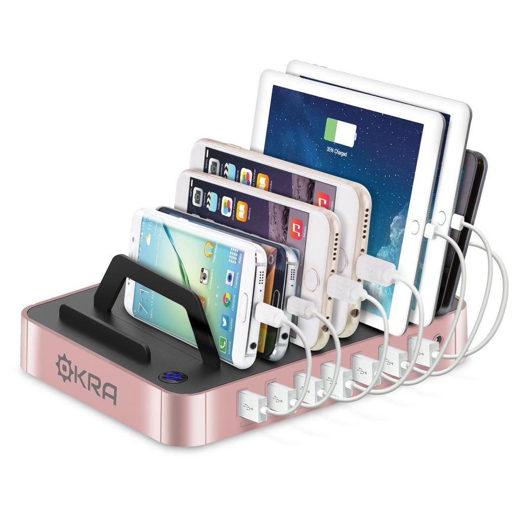 7-Port Hub USB Desktop Universal Charging Station Multi Device Dock for iPhone, iPad, Samsung Galaxy, LG, Tablet PC and all Smartphones and Tablets