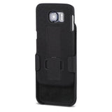 Galaxy S6 Case, Aduro Shell & Holster COMBO Case Super Slim Shell Case w/ Built-In Kickstand + Swivel Belt Clip Holster for Samsung Galaxy S6