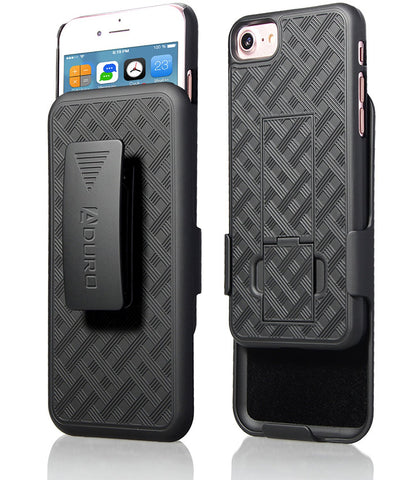 Aduro SHELL & HOLSTER COMBO CASE: IPHONE 8/7/6