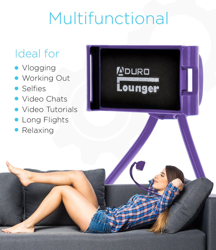 Aduro Lounger Universal Adjustable Gooseneck Mount Phone Holder – Aduro  Products