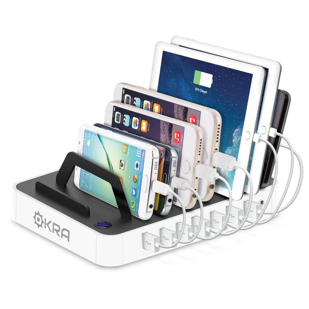 7-Port Hub USB Desktop Universal Charging Station Multi Device Dock for iPhone, iPad, Samsung Galaxy, LG, Tablet PC and all Smartphones and Tablets