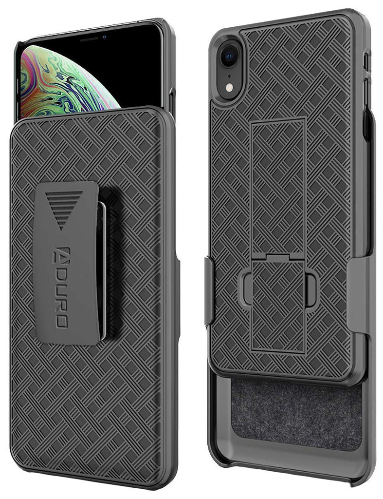 ADURO SHELL & HOLSTER COMBO CASE: iPhone XS Max Holster Case