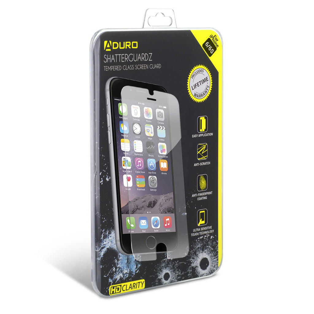 SHATTERGUARDZ Tempered Glass Screen Protector: iPhone 6